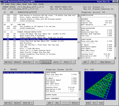 Assembly Operations and Cost Modeling with CAD