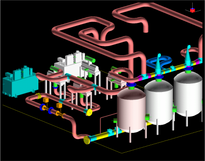 Offshore Platform Piping and Equipment Configuration