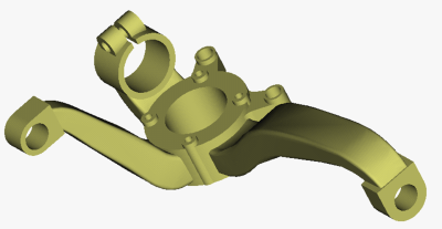 Automotive Steering Knuckle Design Optimization